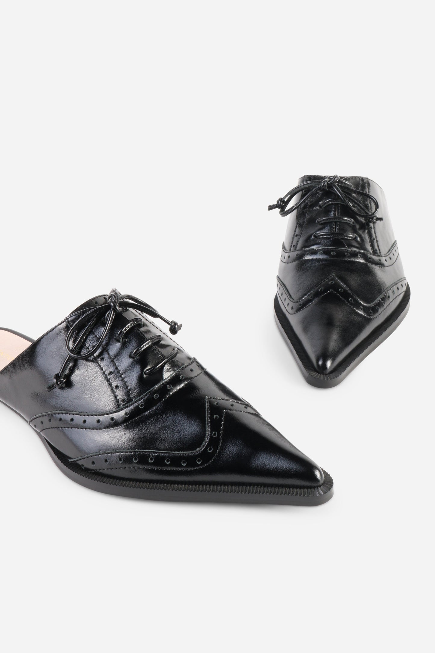 Intentionally Blank TONIAN LACE-UP FLAT MULE