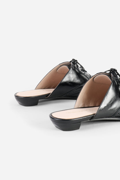 Intentionally Blank TONIAN LACE-UP FLAT MULE