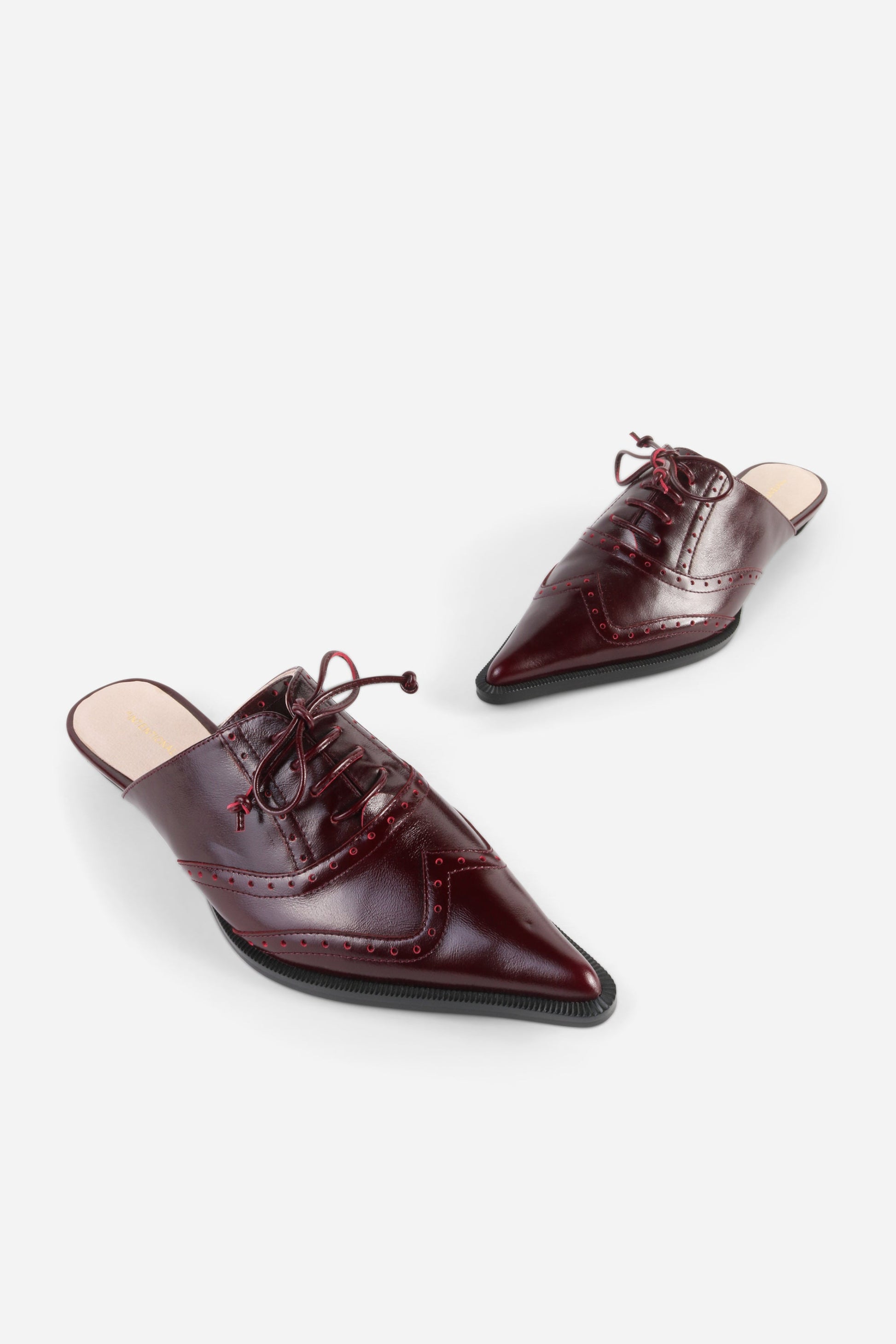 Intentionally Blank TONIAN LACE-UP FLAT MULE