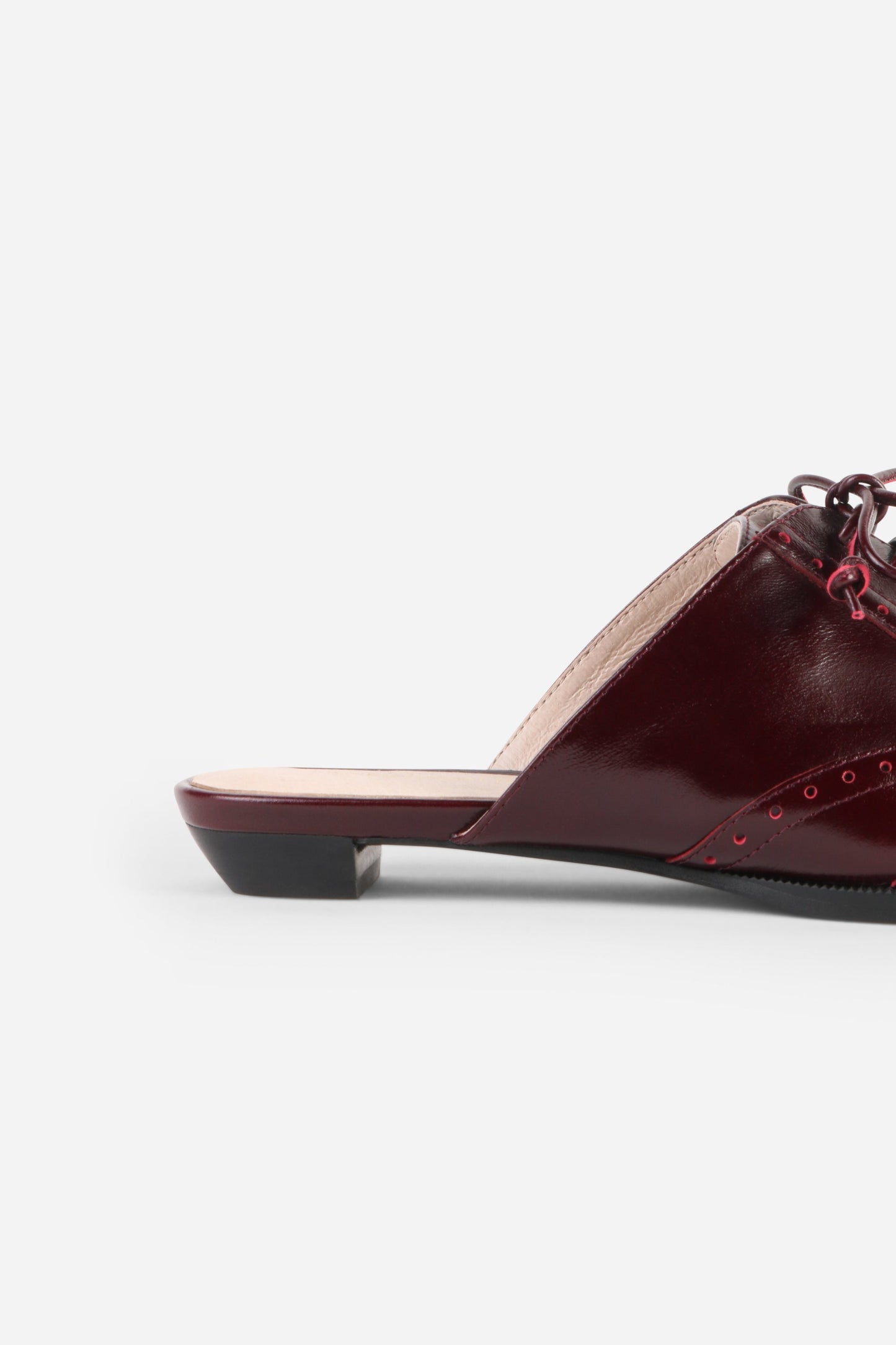 Intentionally Blank TONIAN LACE-UP FLAT MULE