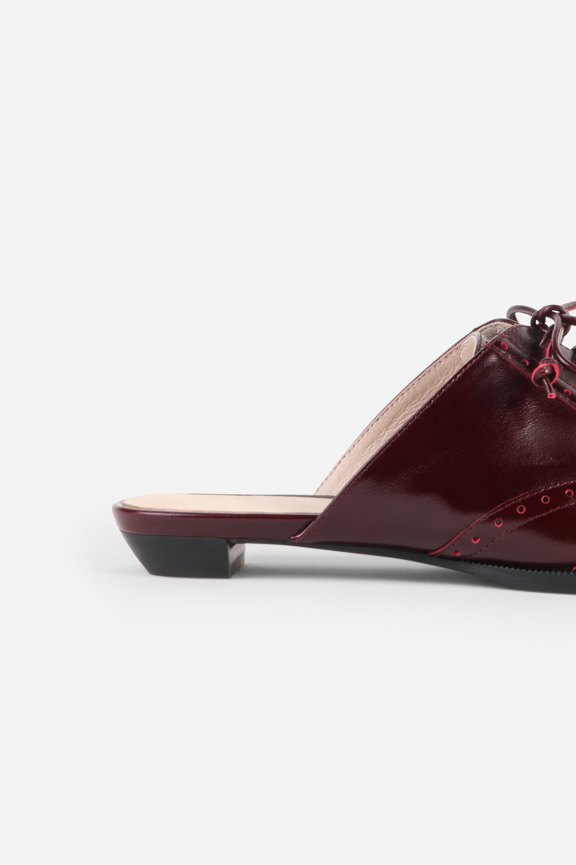 Intentionally Blank TONIAN LACE-UP FLAT MULE