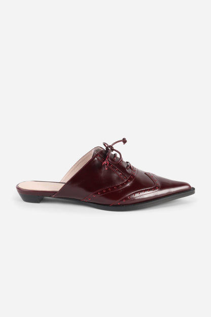 Intentionally Blank TONIAN LACE-UP FLAT MULE