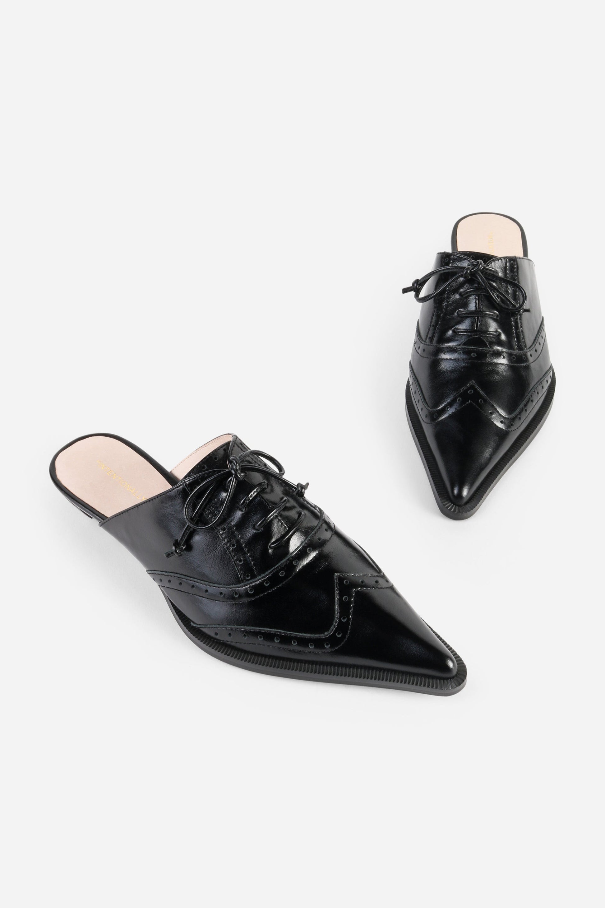 Intentionally Blank TONIAN LACE-UP FLAT MULE