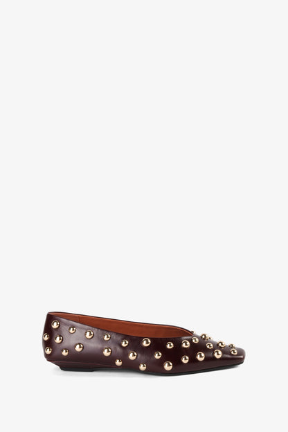Intentionally Blank SWITCH DOME STUDDED FLATS