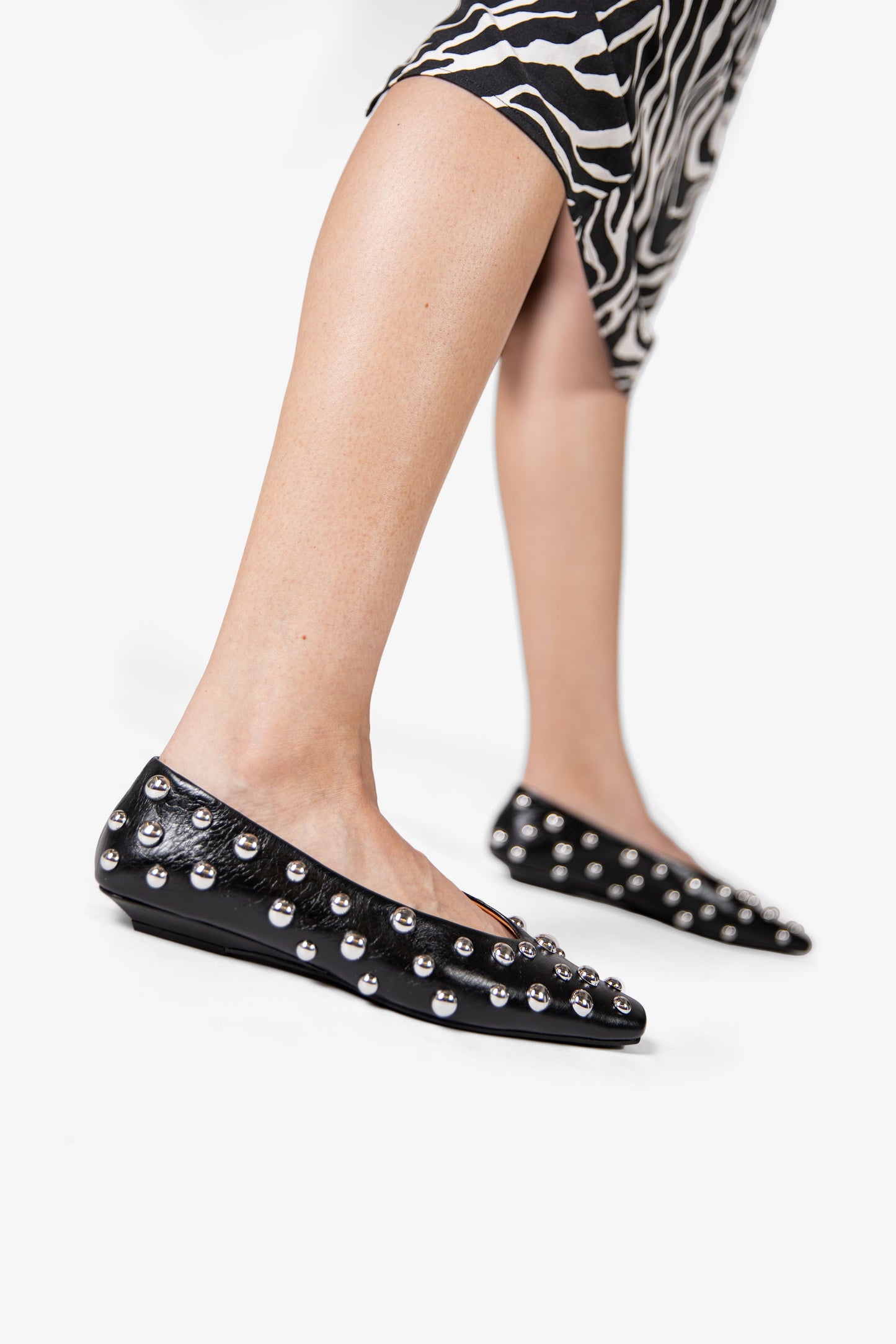 Intentionally Blank SWITCH DOME STUDDED FLATS