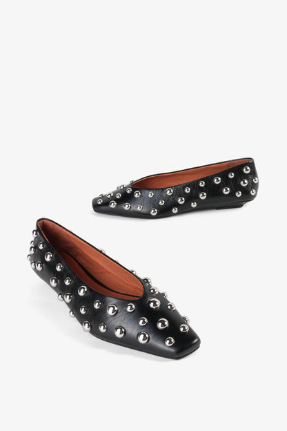 Intentionally Blank SWITCH DOME STUDDED FLATS