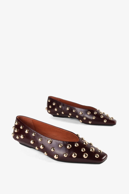 Intentionally Blank SWITCH DOME STUDDED FLATS