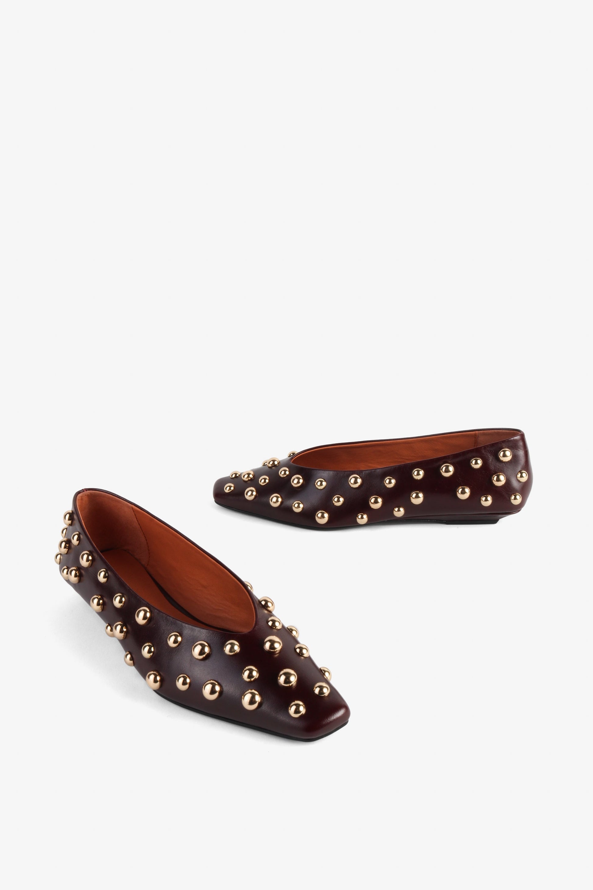 Intentionally Blank SWITCH DOME STUDDED FLATS