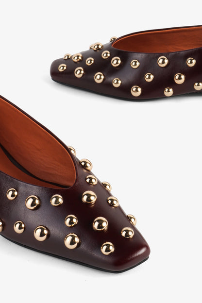 Intentionally Blank SWITCH DOME STUDDED FLATS