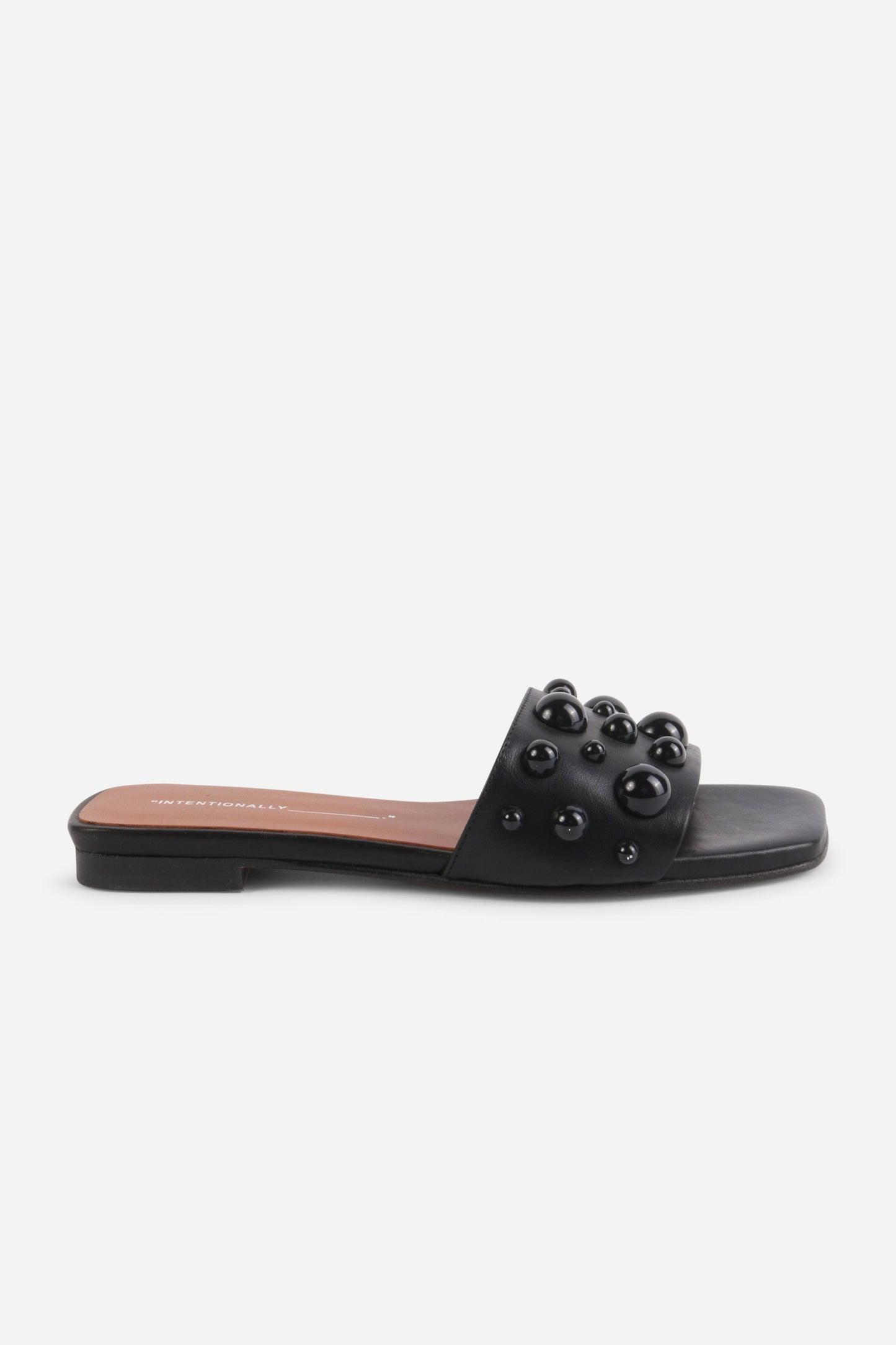 Intentionally Blank COCKTAIL LEATHER SLIDE