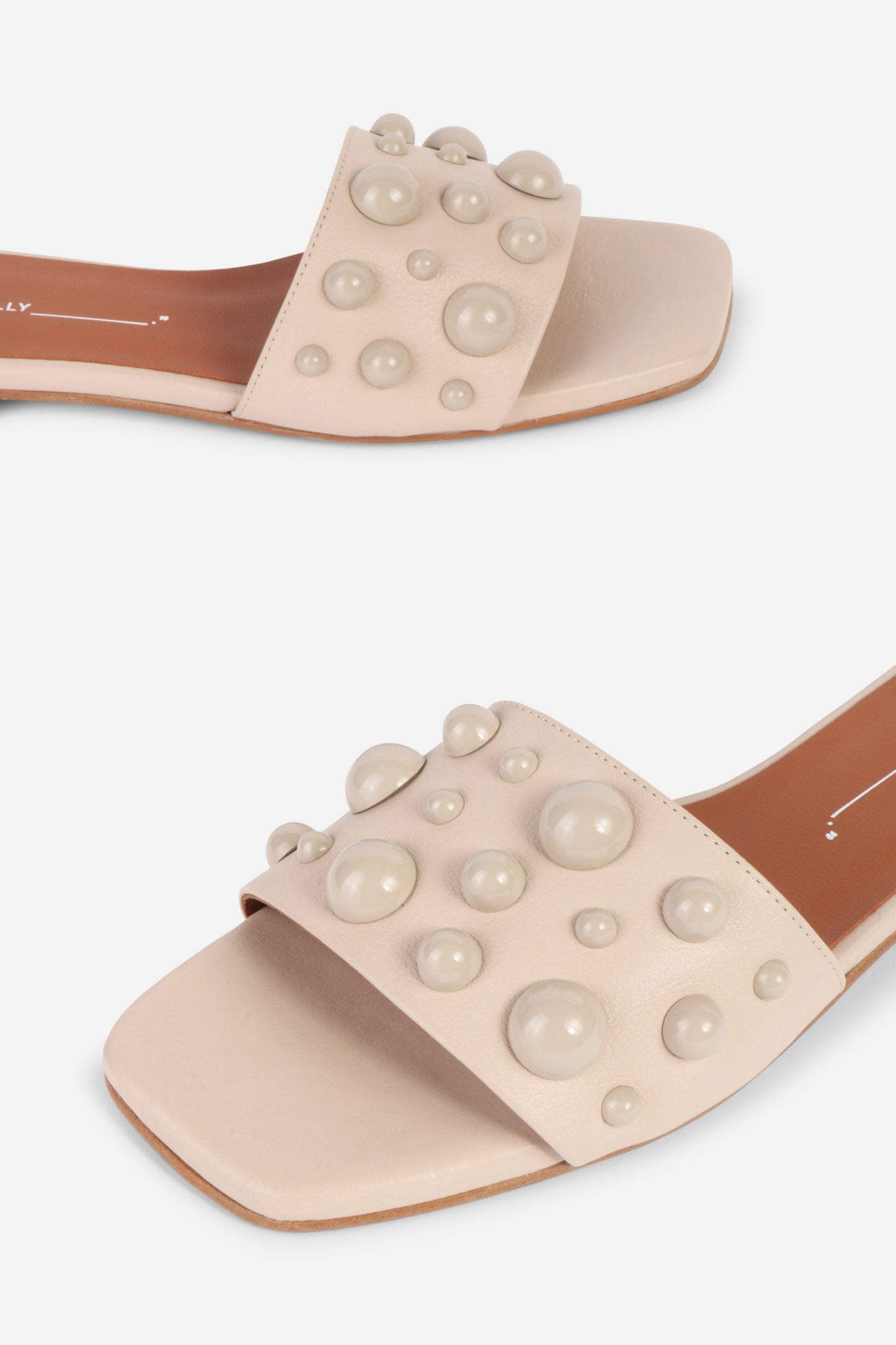Intentionally Blank COCKTAIL LEATHER SLIDE
