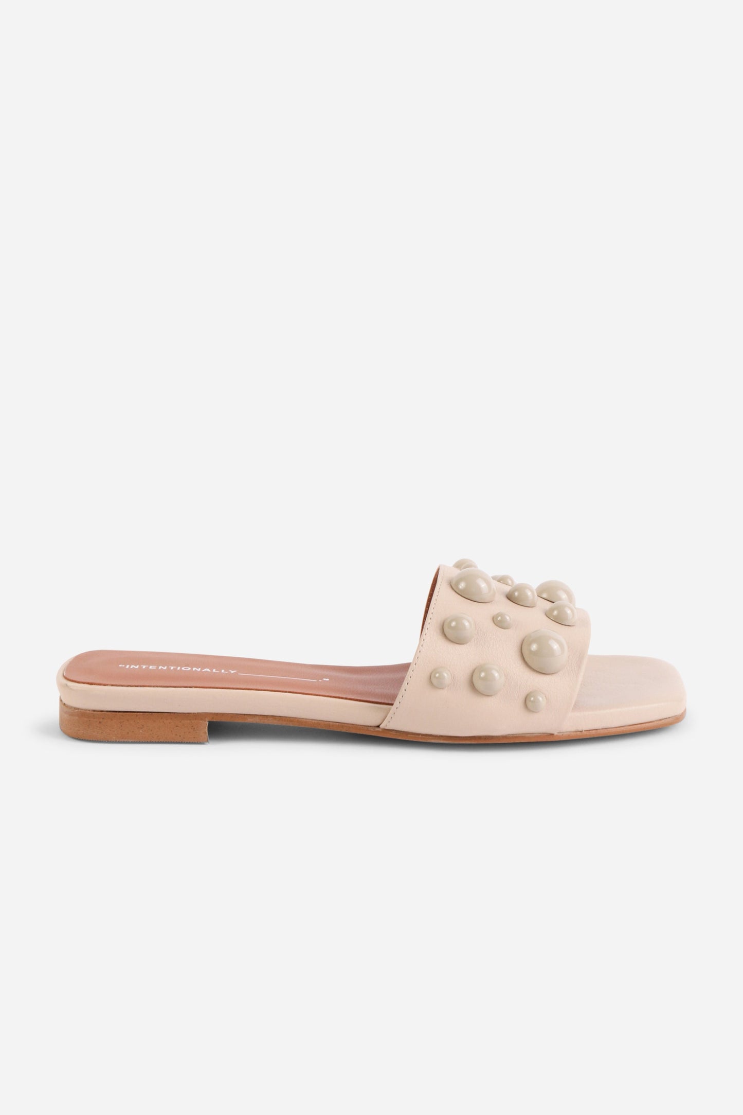 Intentionally Blank COCKTAIL LEATHER SLIDE