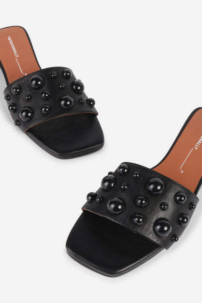 Intentionally Blank COCKTAIL LEATHER SLIDE