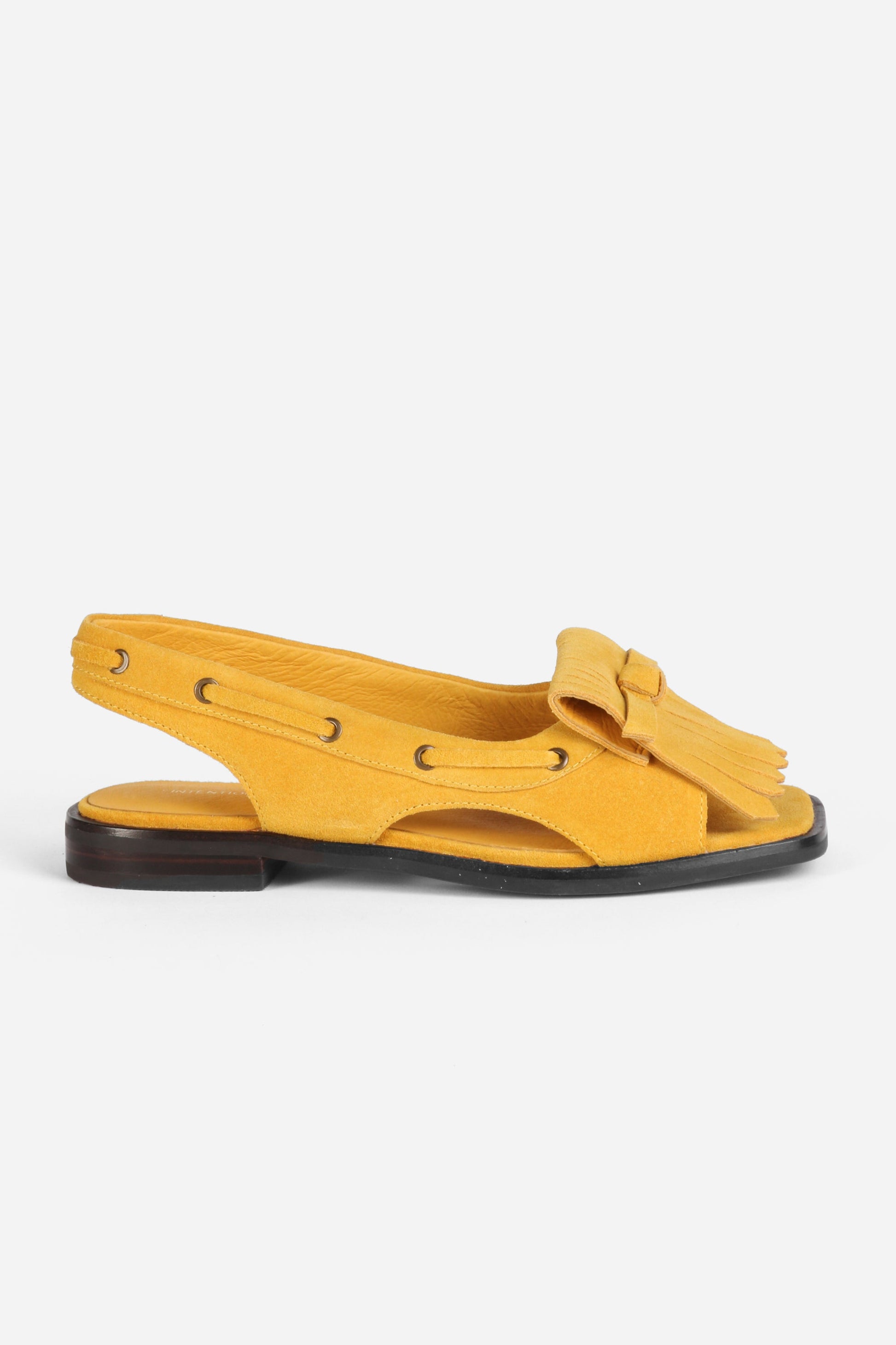 Intentionally Blank PROFESSOR FLAT FRINGE SANDAL
