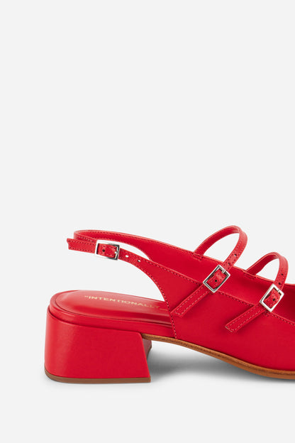 Intentionally Blank PEACHES SLINGBACK HEEL