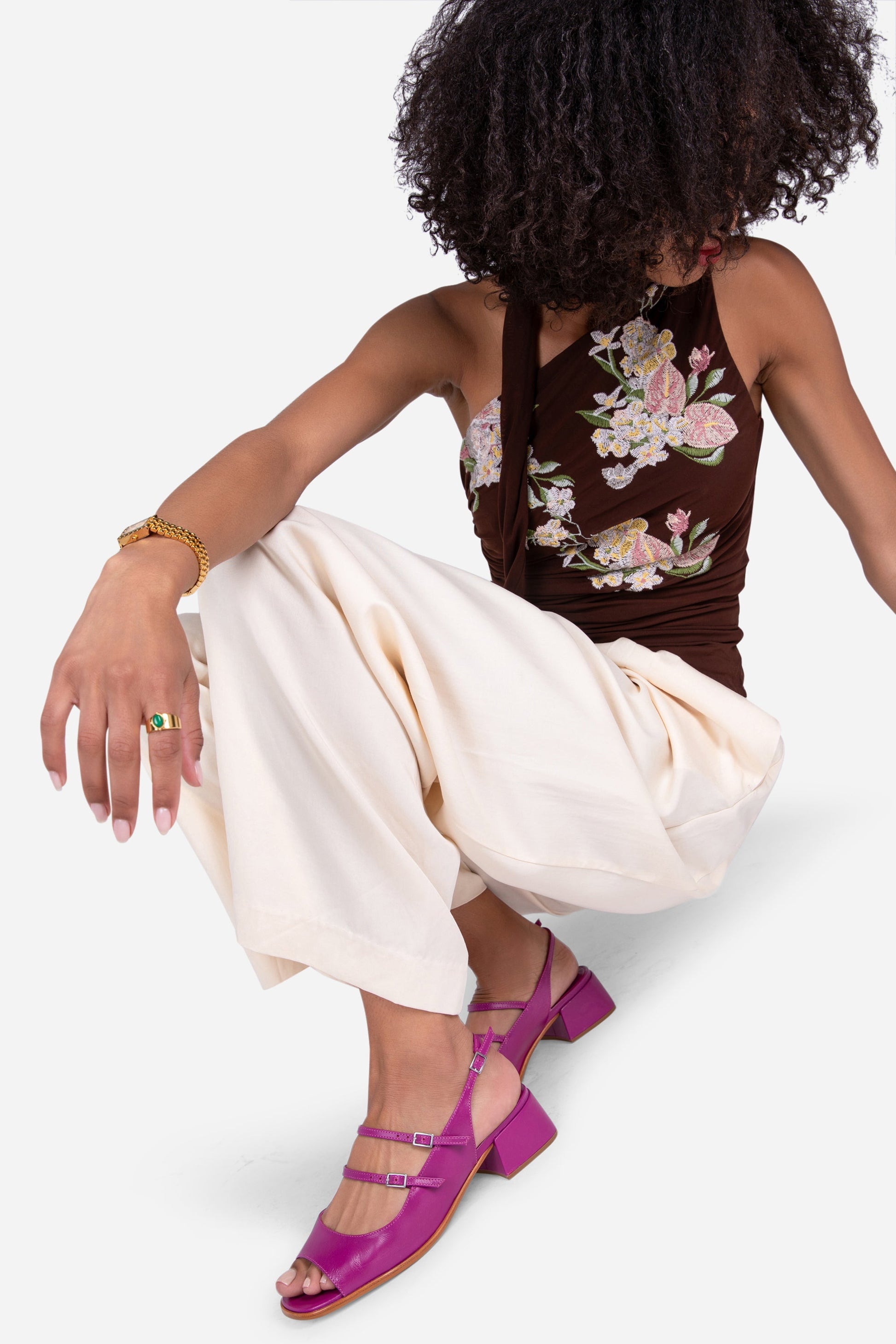 Intentionally Blank PEACHES SLINGBACK HEEL