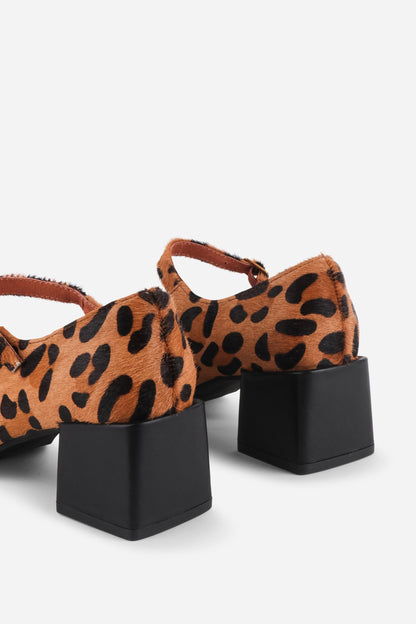 Intentionally Blank CHRISTOPHER CALF HAIR MARY JANE HEEL