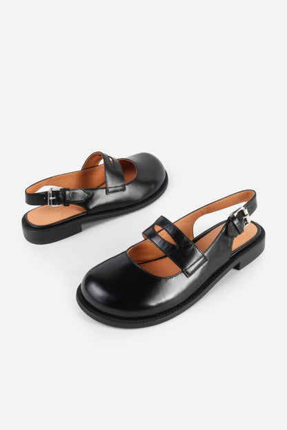 Intentionally Blank VENTED CHUNKY SLINGBACK MARYJANE