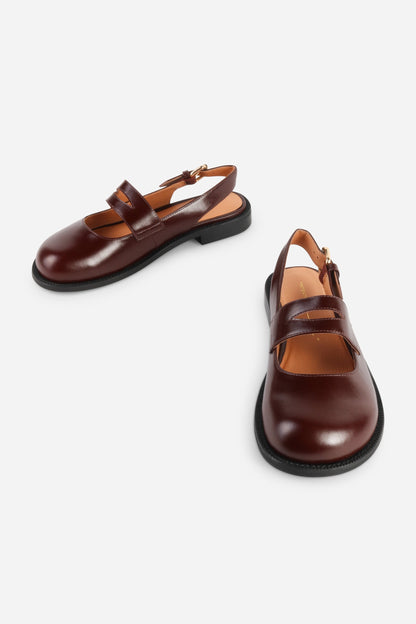 Intentionally Blank VENTED CHUNKY SLINGBACK MARYJANE