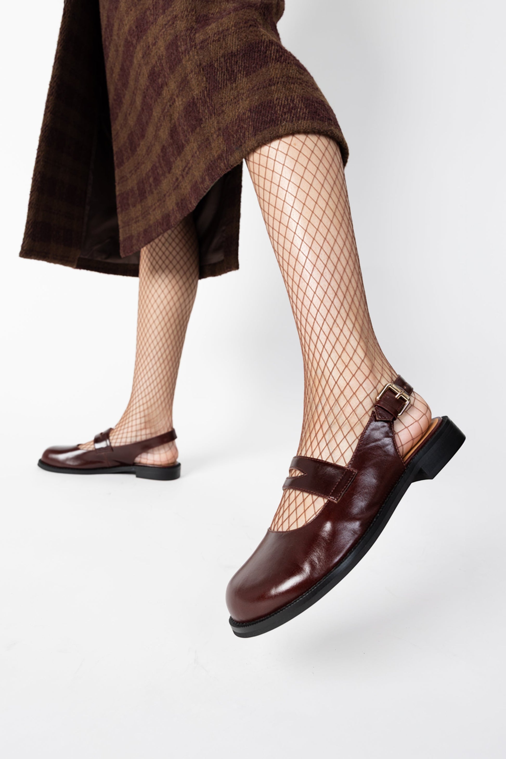 Intentionally Blank VENTED CHUNKY SLINGBACK MARYJANE