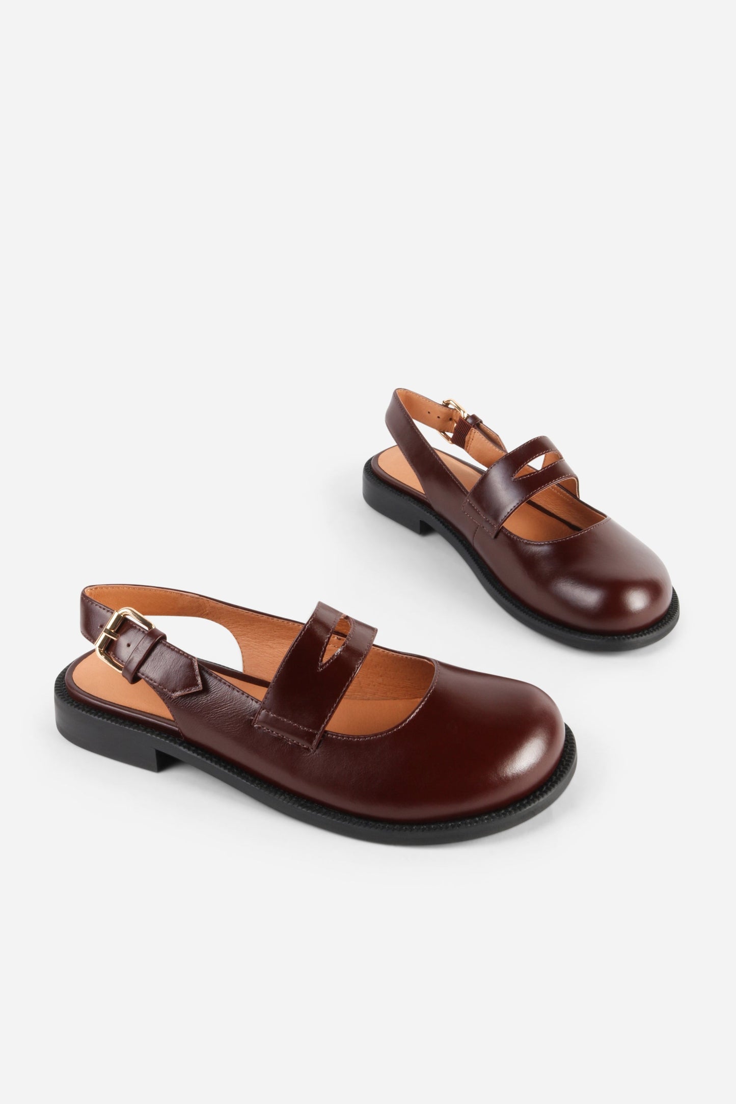 Intentionally Blank VENTED CHUNKY SLINGBACK MARYJANE