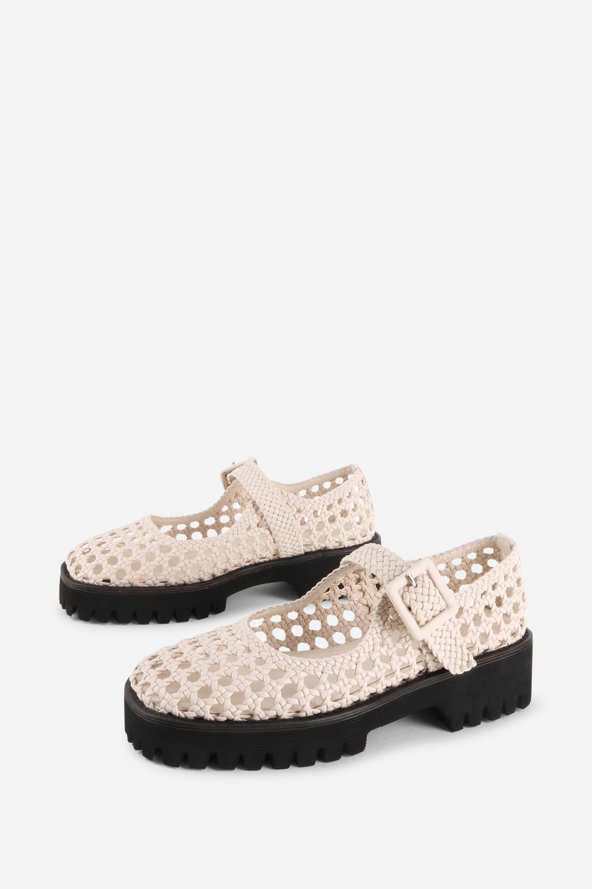 Intentionally Blank VERONIQUE WOVEN MARY JANE FLAT