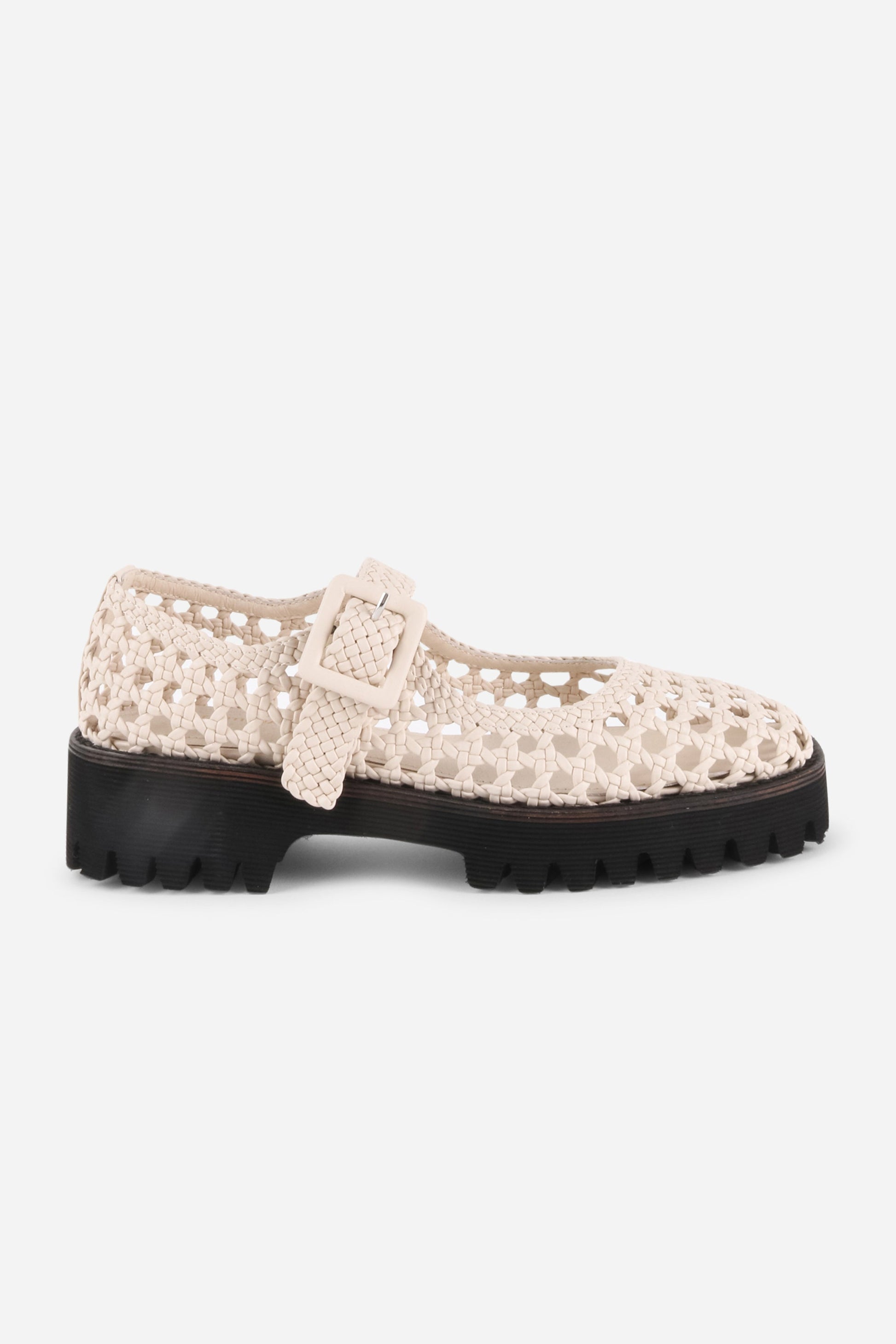 Intentionally Blank VERONIQUE WOVEN MARY JANE FLAT