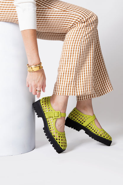 Intentionally Blank VERONIQUE WOVEN MARY JANE FLAT