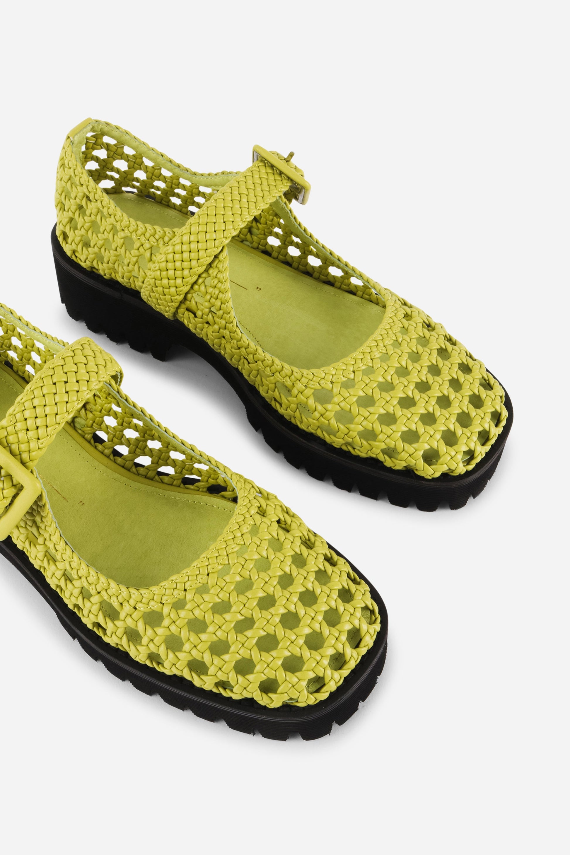 Intentionally Blank VERONIQUE WOVEN MARY JANE FLAT