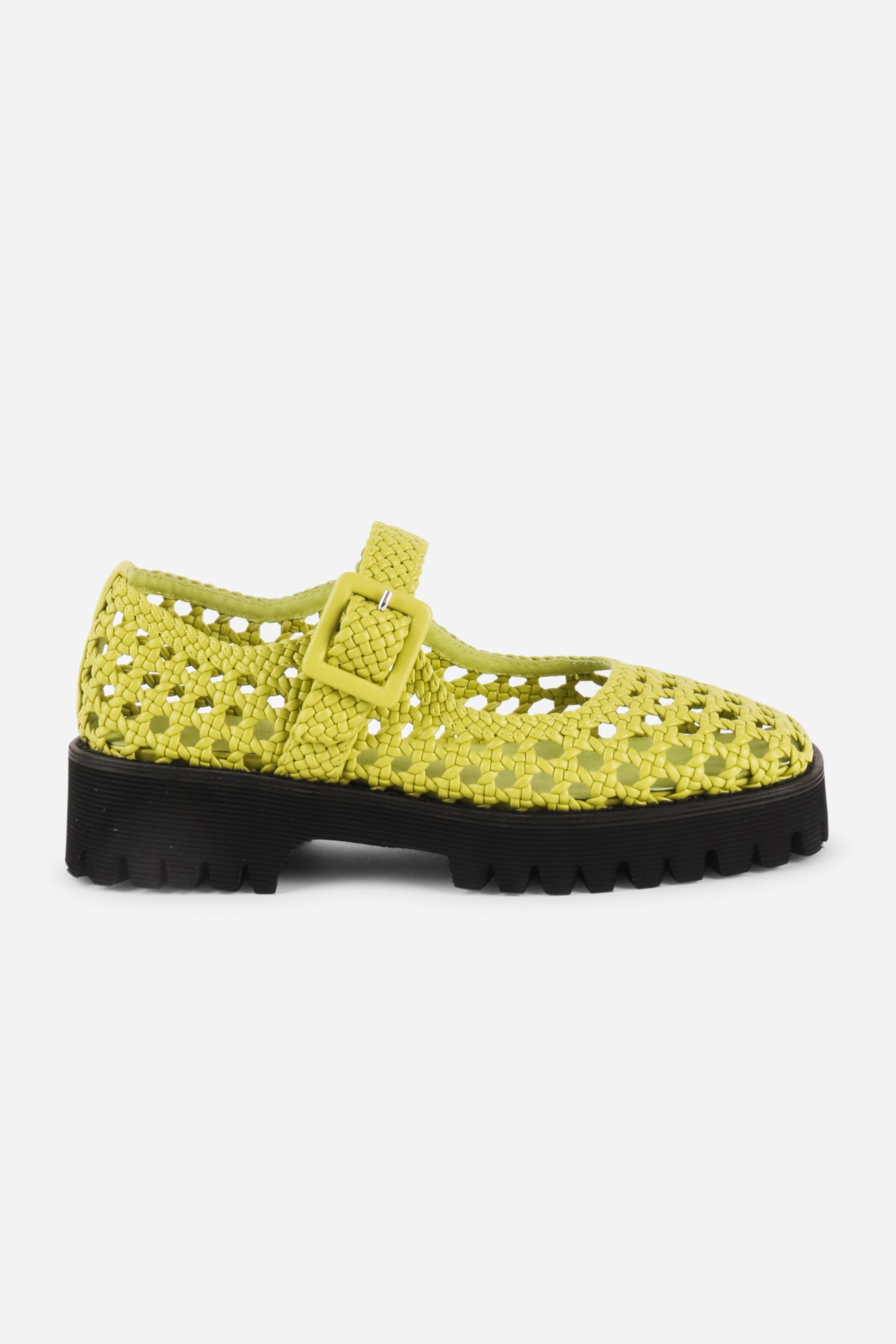 Intentionally Blank VERONIQUE WOVEN MARY JANE FLAT
