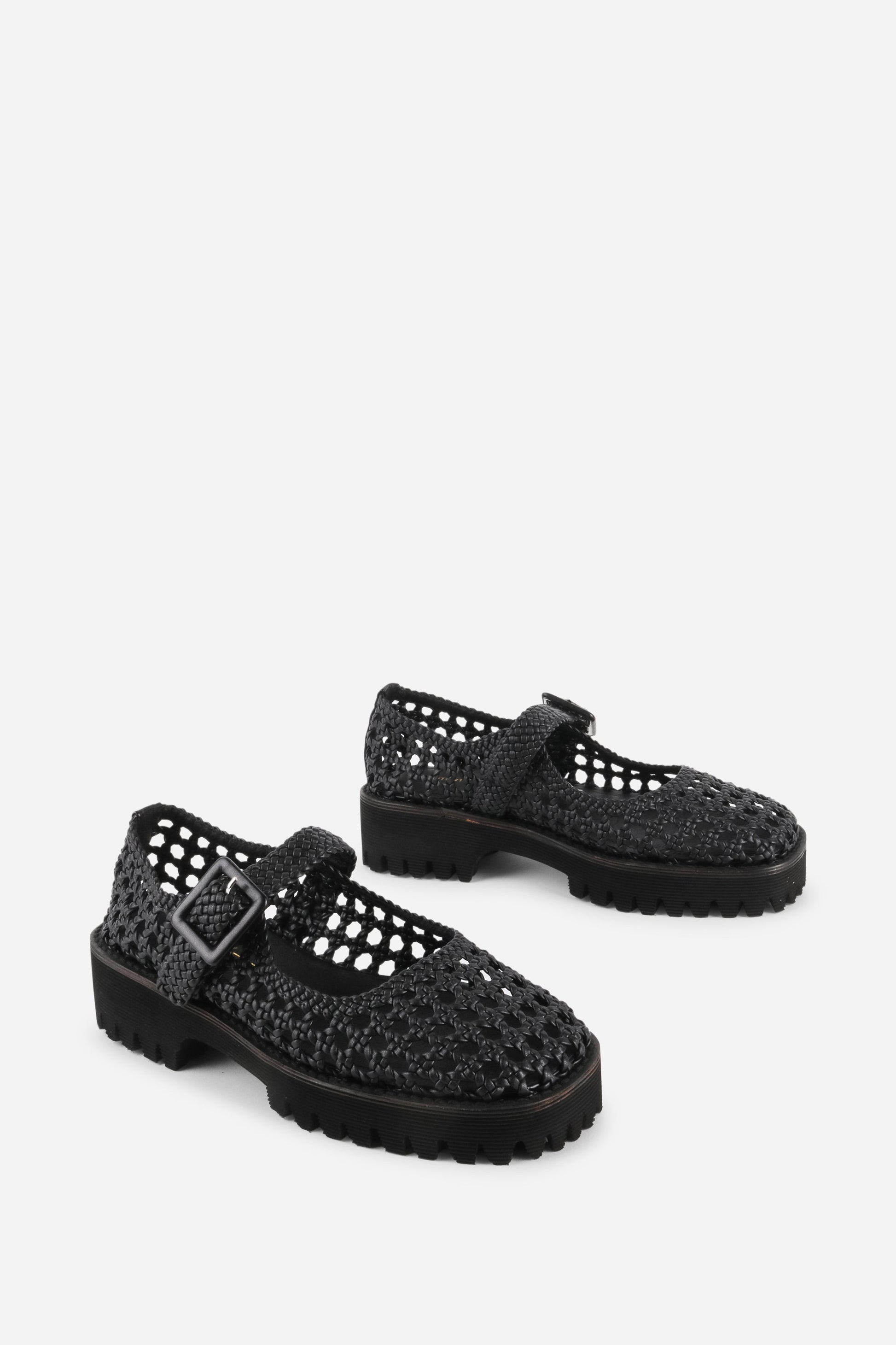 Intentionally Blank VERONIQUE WOVEN MARY JANE FLAT