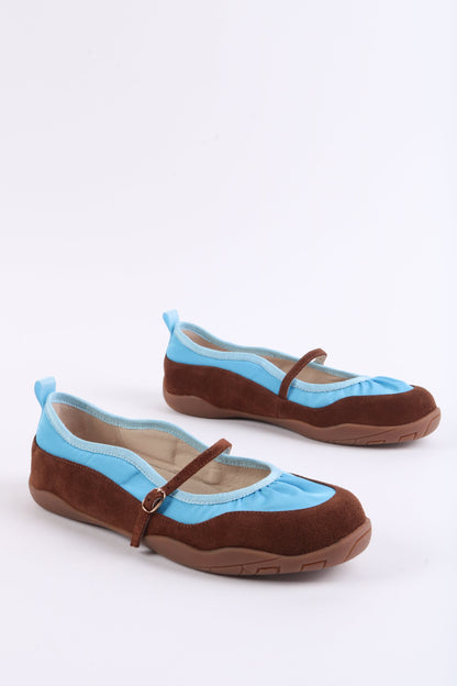Intentionally Blank PULSE SUEDE MARY JANE BALLET SNEAKER