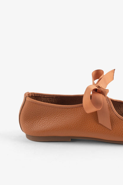 Intentionally Blank VALLEY BLACK SOLE BALLET FLAT
