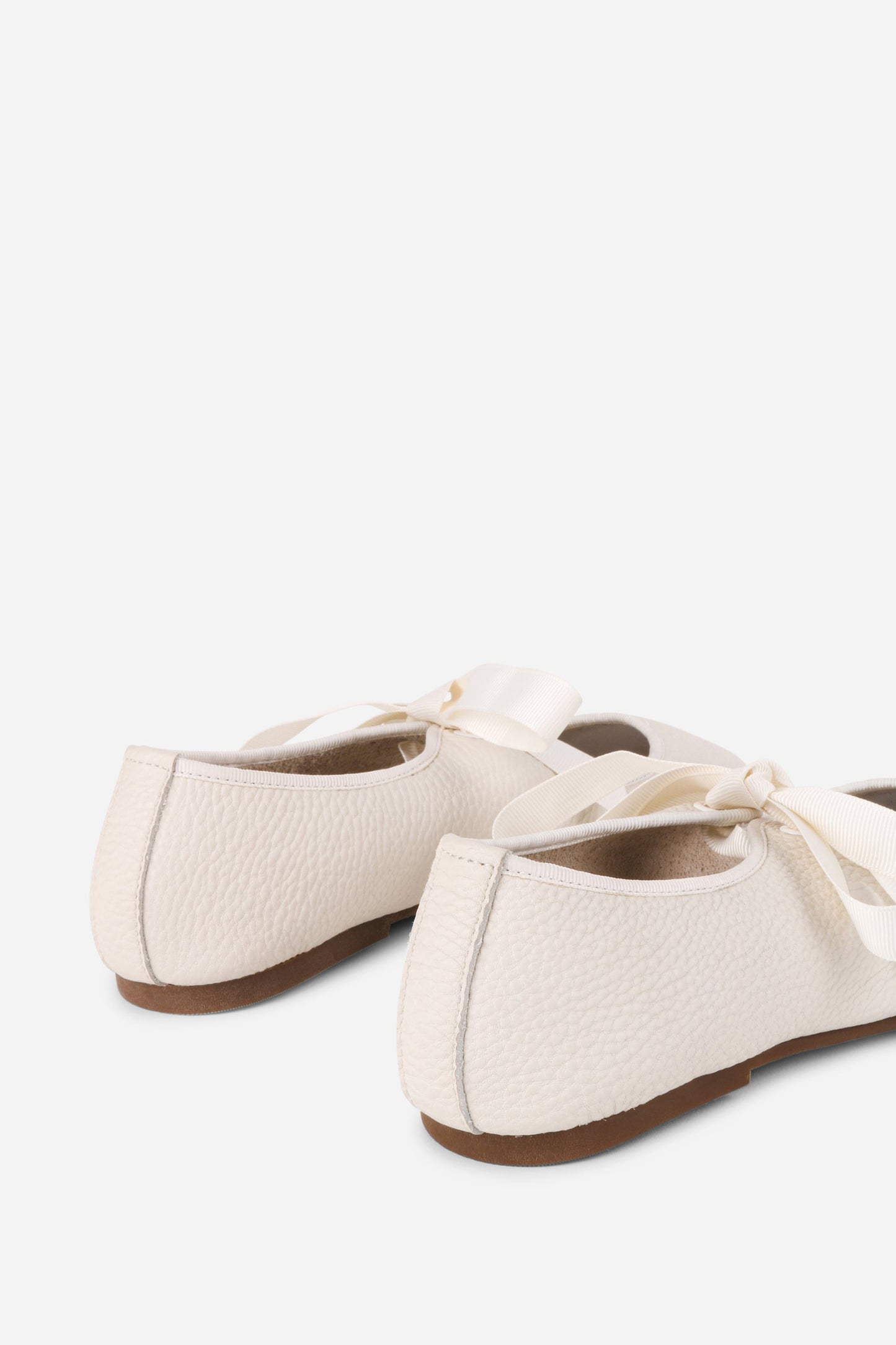 Intentionally Blank VALLEY BLACK SOLE BALLET FLAT