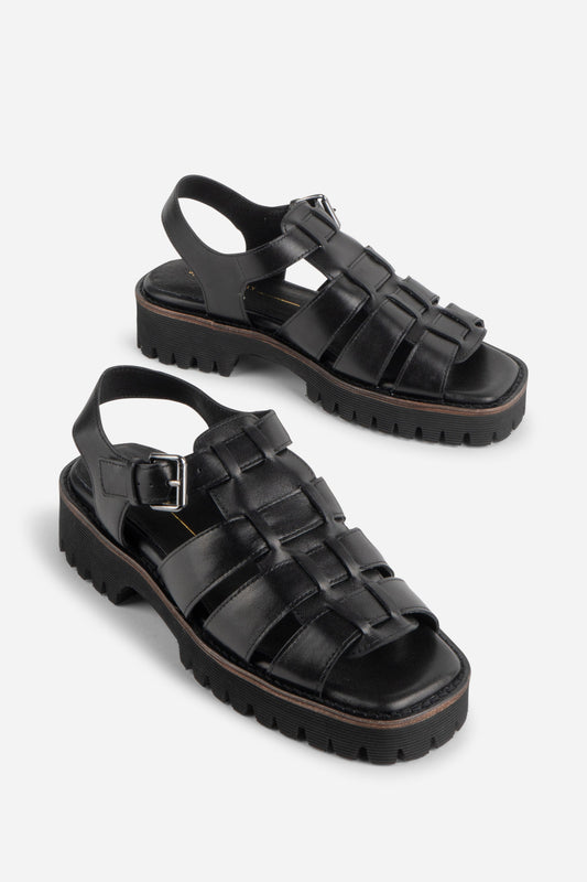 Intentionally Blank HADDIE LEATHER DAD SANDAL