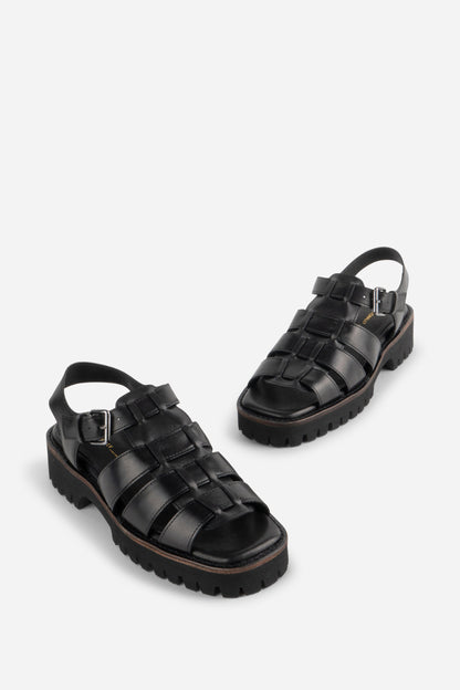 Intentionally Blank HADDIE LEATHER DAD SANDAL