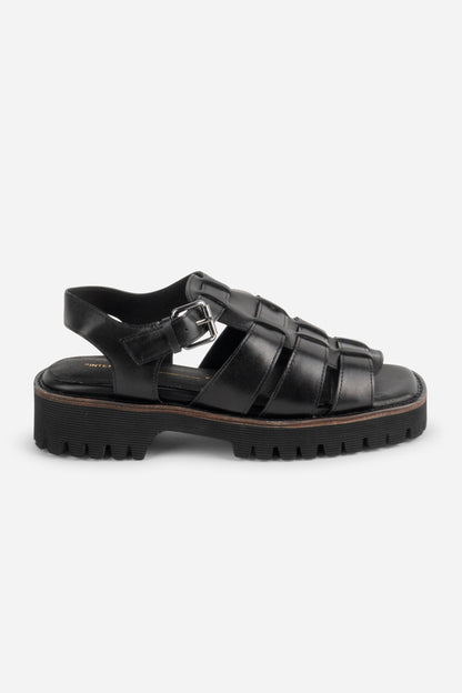 Intentionally Blank HADDIE LEATHER DAD SANDAL