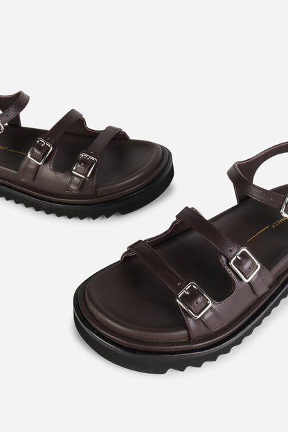 Intentionally Blank RICOYA LEATHER SANDAL