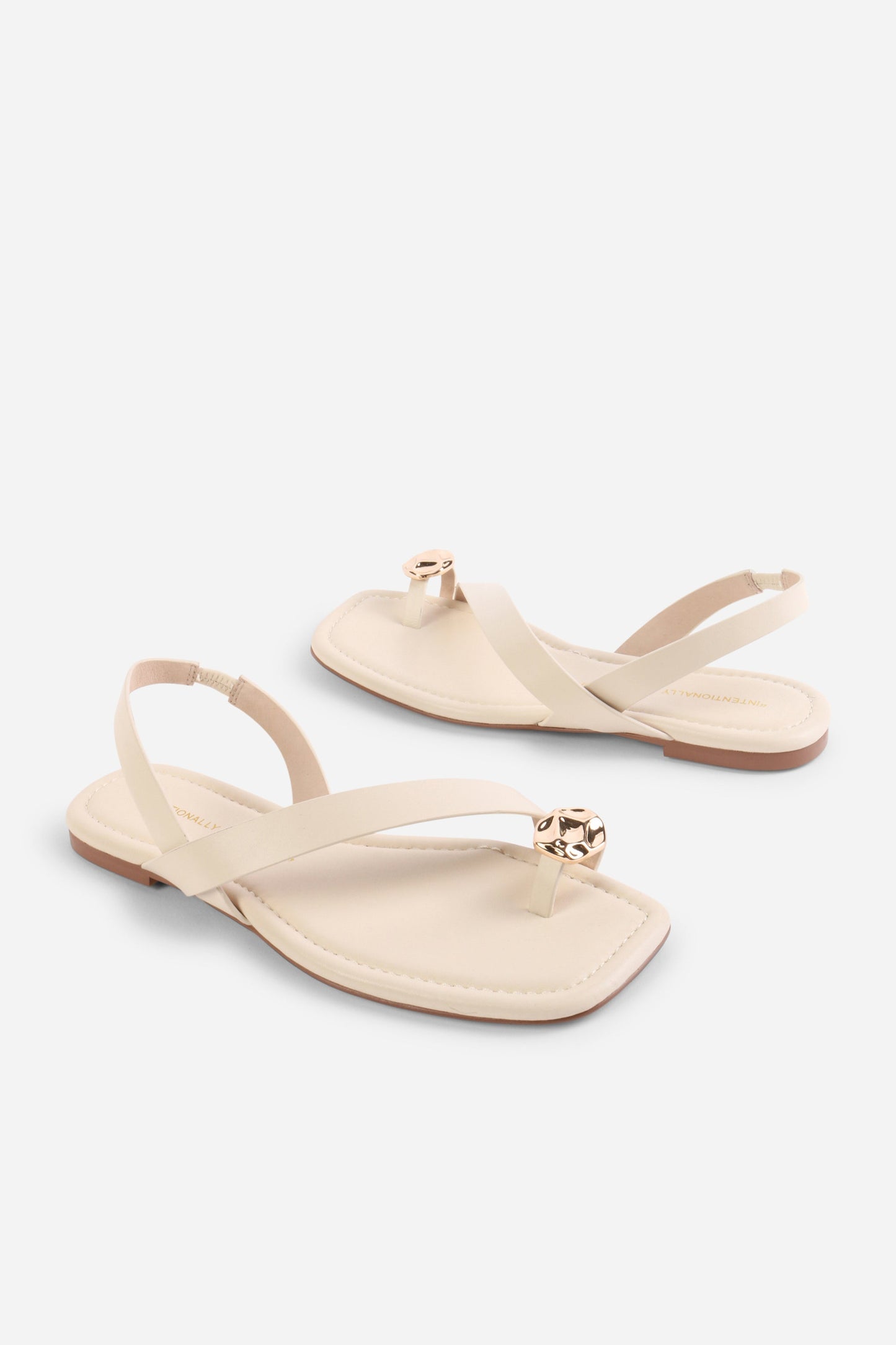Intentionally Blank RORO TOE RING SLINGBACK FLAT SANDAL