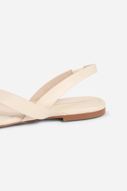 Intentionally Blank RORO TOE RING SLINGBACK FLAT SANDAL