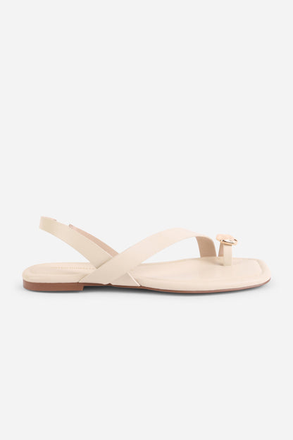 Intentionally Blank RORO TOE RING SLINGBACK FLAT SANDAL