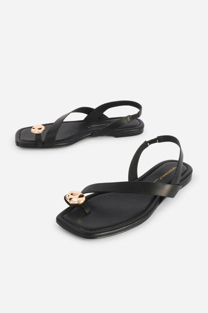 Intentionally Blank RORO TOE RING SLINGBACK FLAT SANDAL