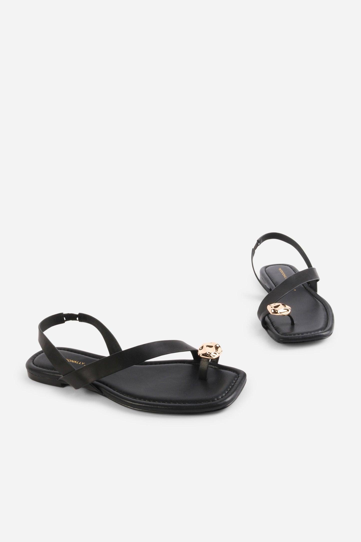 Intentionally Blank RORO TOE RING SLINGBACK FLAT SANDAL