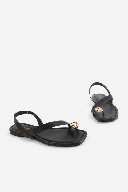 Intentionally Blank RORO TOE RING SLINGBACK FLAT SANDAL