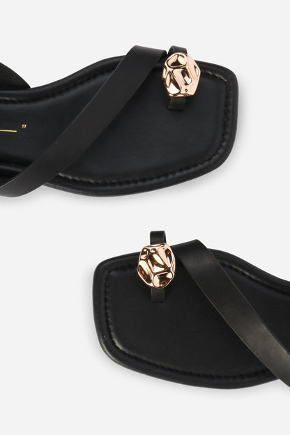 Intentionally Blank RORO TOE RING SLINGBACK FLAT SANDAL