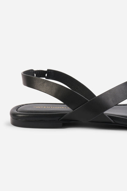 Intentionally Blank RORO TOE RING SLINGBACK FLAT SANDAL