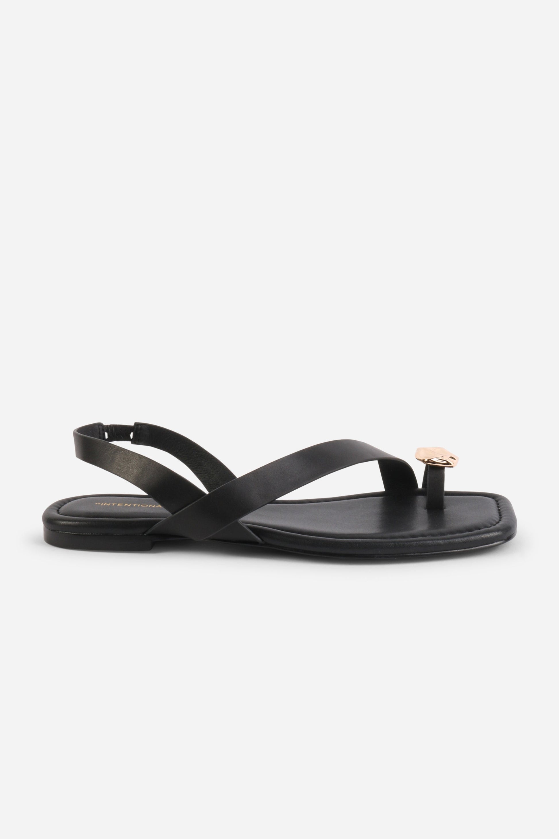 Intentionally Blank RORO TOE RING SLINGBACK FLAT SANDAL