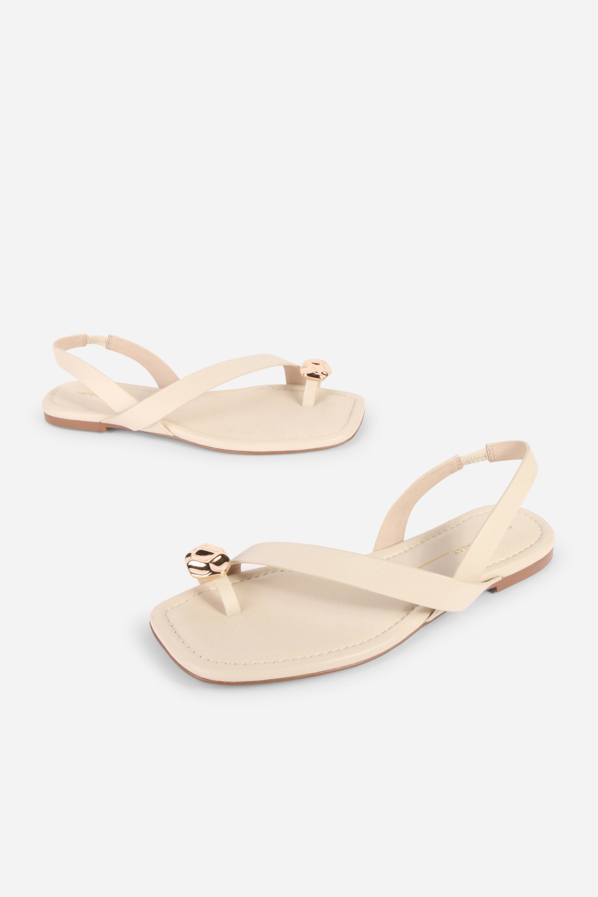 Intentionally Blank RORO TOE RING SLINGBACK FLAT SANDAL