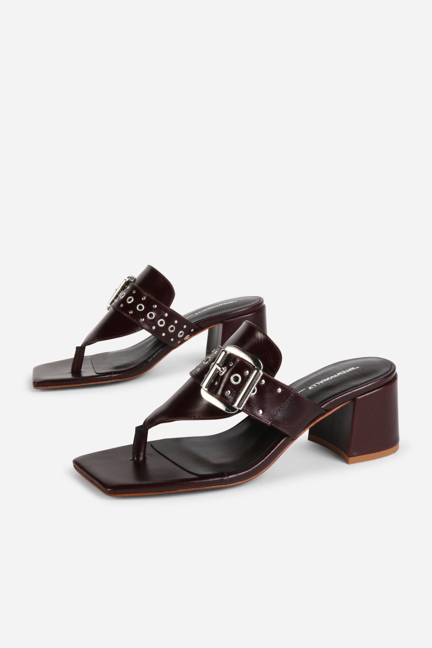 Intentionally Blank WYNONA THONG MULE HEEL