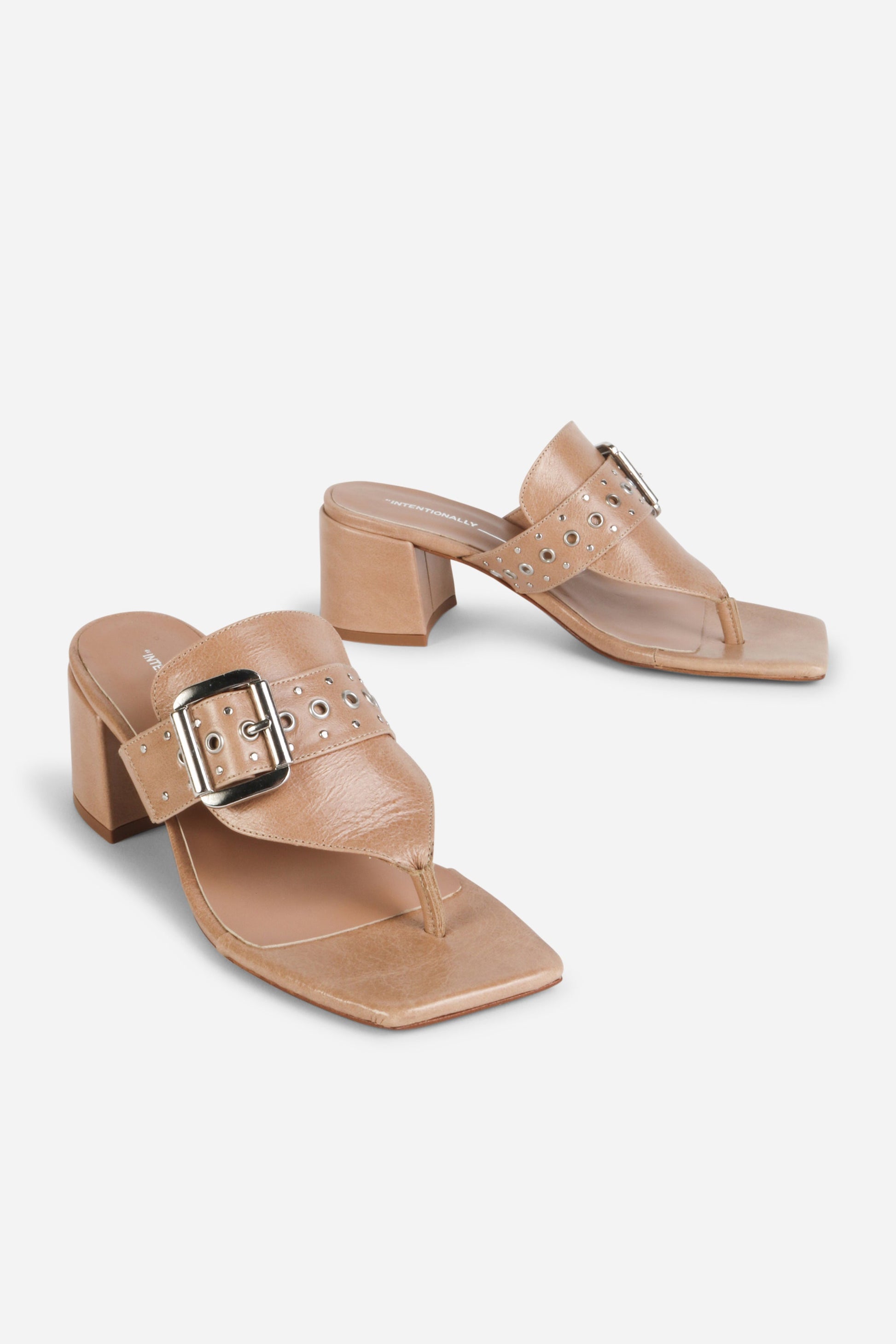 Intentionally Blank WYNONA THONG MULE HEEL